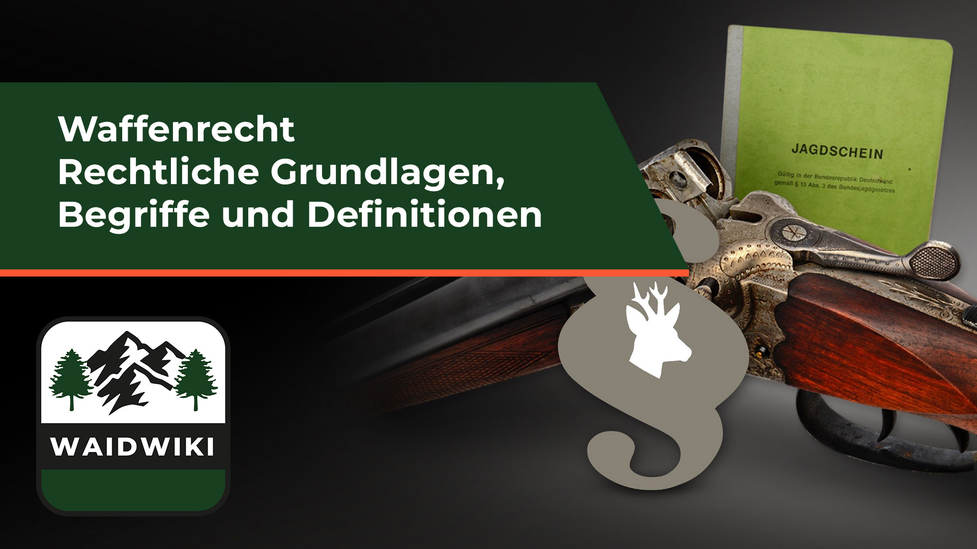 Rechtliche Grundlagen, Begriffe und Definitionen - Waffenrecht
