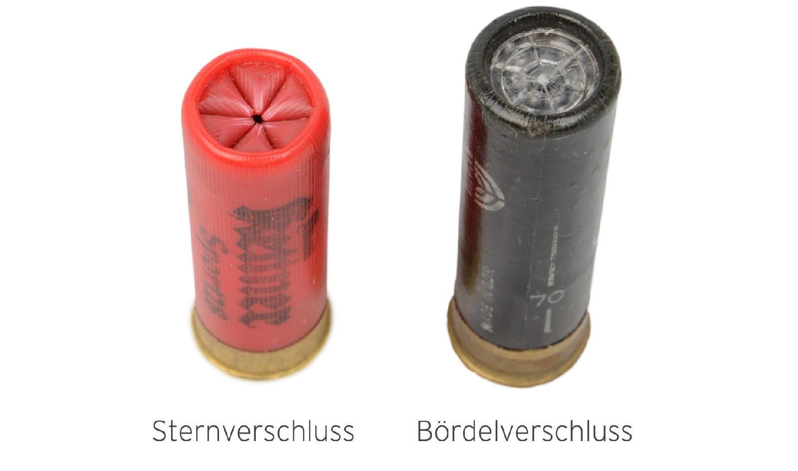 Verschlussarten Schrotmunition